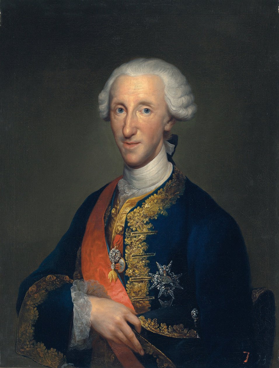 Don Luis de Borbón'un portresi, İspanya Infante, 1769 by Anton Raphael Mengs