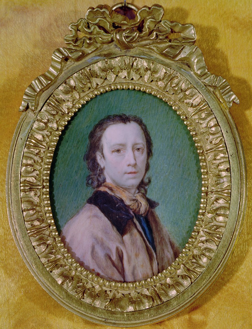 Madalyonda Otoportre (minyatür) by Anton Raphael Mengs