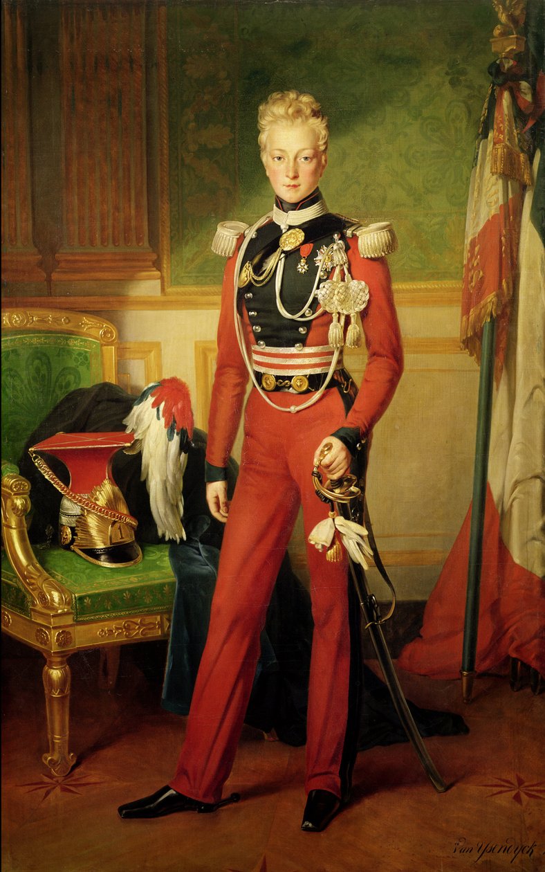 Orleans Louis-Charles-Philippe (1814-96) Nemours Dükü, 1833 by Anton van Ysendyck