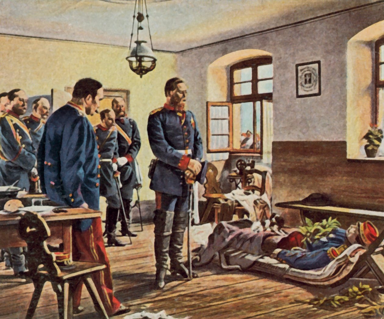 Veliaht Prens Friedrich Wilhelm, General Douay