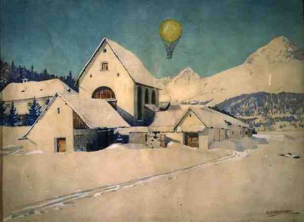 Hava Balonu ile Manzara by Anton Christoffel