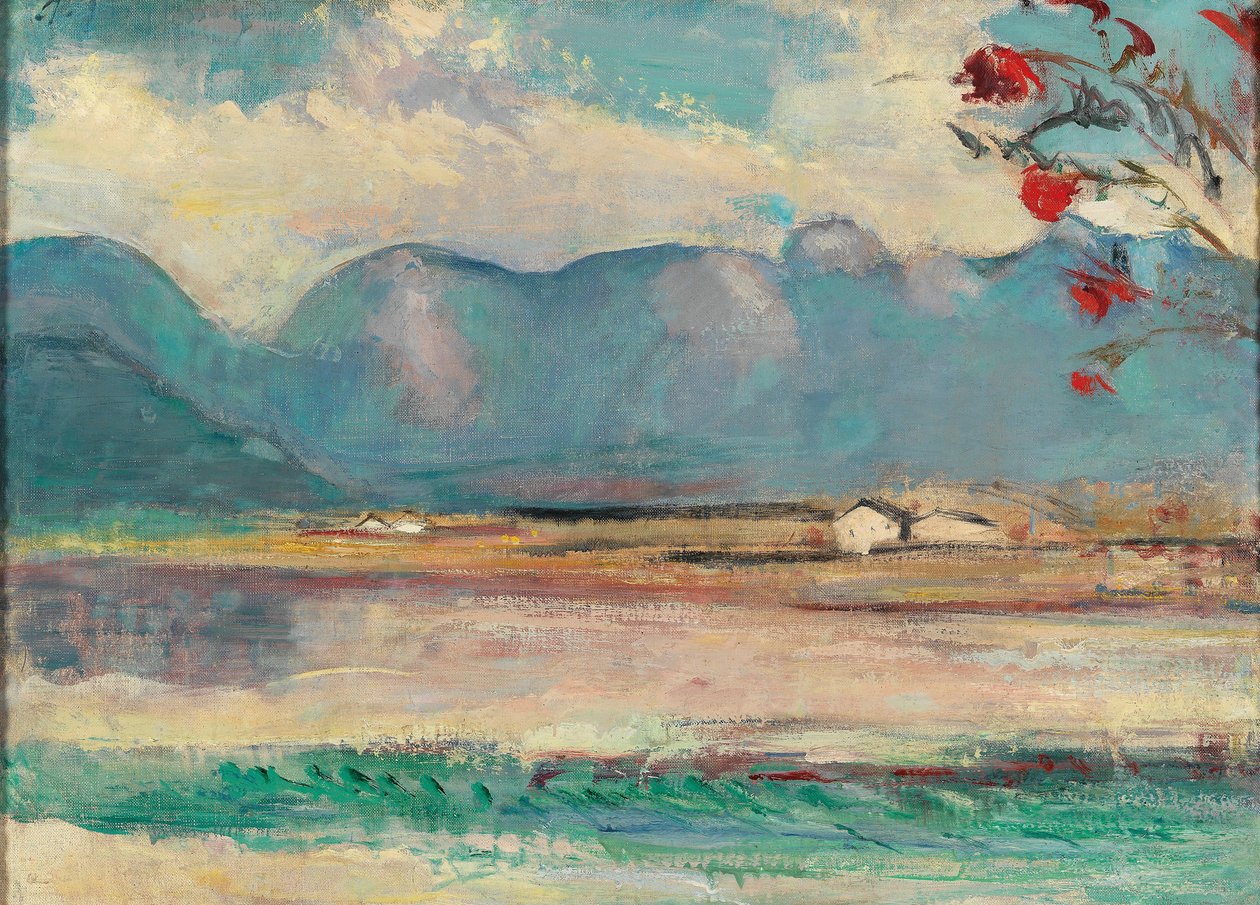Taş Deniz ile Pinzgau manzara, 1916 civarında by Anton Faistauer