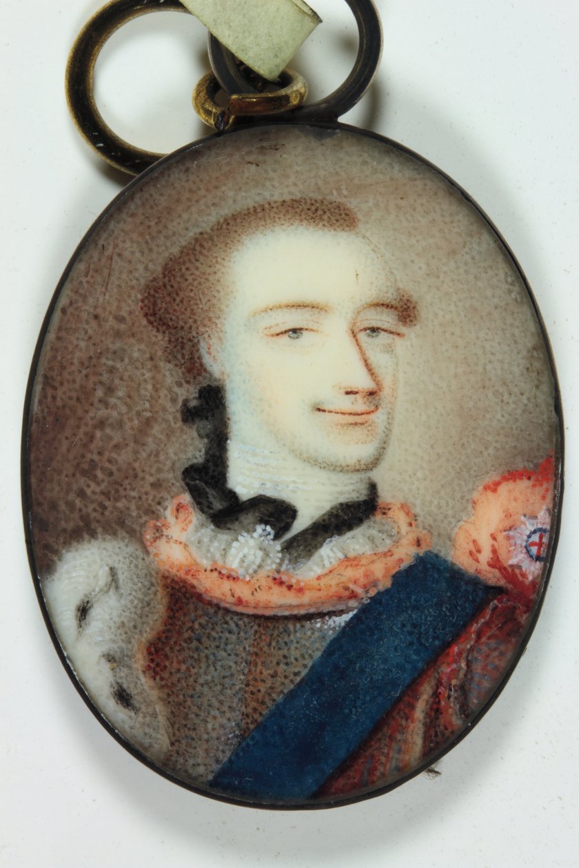 Adolphus Frederick IV Mecklenburg-Strelitz Dükü (emaye) by Anton Friedrich (attr.to) Koenig