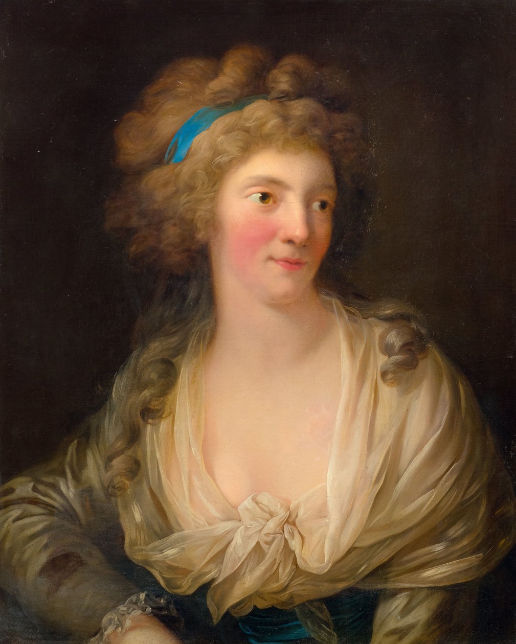Prusya 1767-1820 Prensesi Frederica Charlotte, York ve Albany Düşesi. by Anton Graff