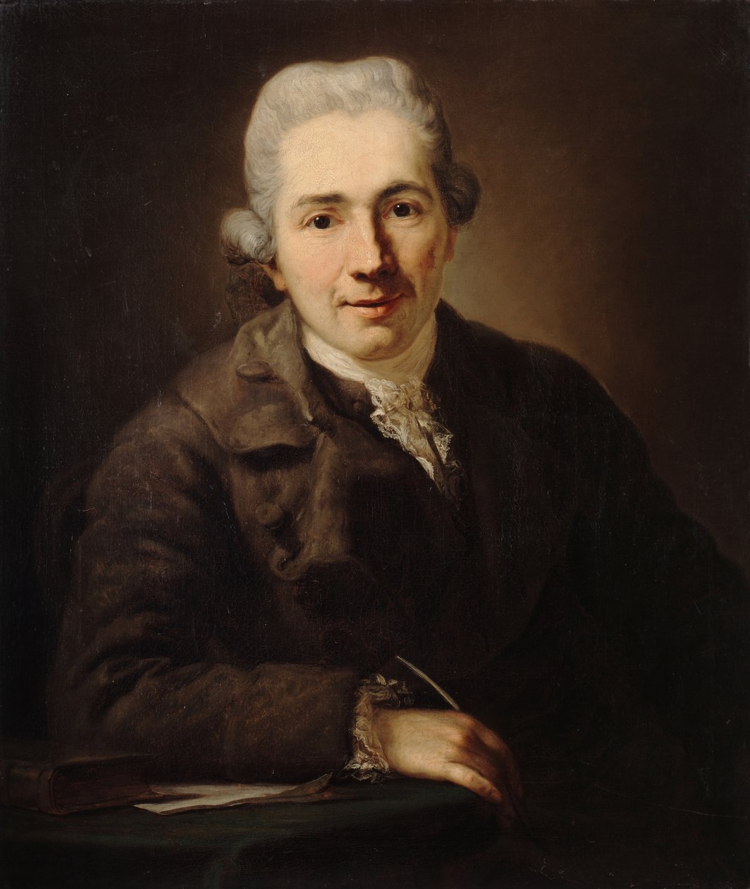 Filozof ve yazar Johann Jakob Engel 1741-1802, 1773. by Anton Graff