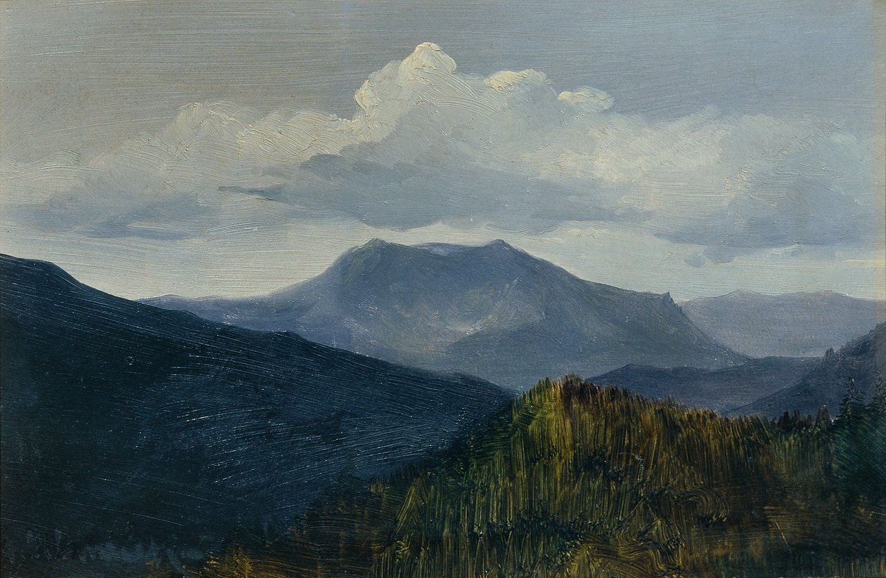 Gutenstein yakınlarındaki Schneeberg by Anton Hlavacek