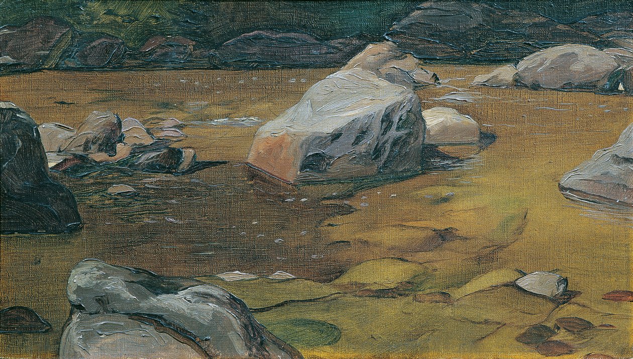 deredeki kayalar by Anton Josef von Kenner