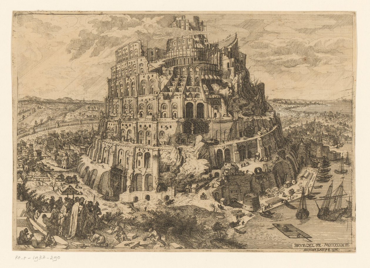 Babil Kulesi by Anton Joseph von Prenner