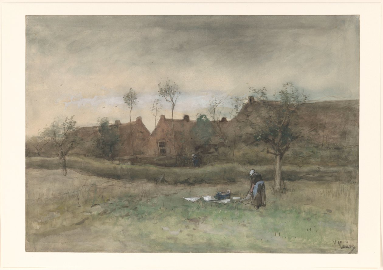 Bleekveld by Anton Mauve