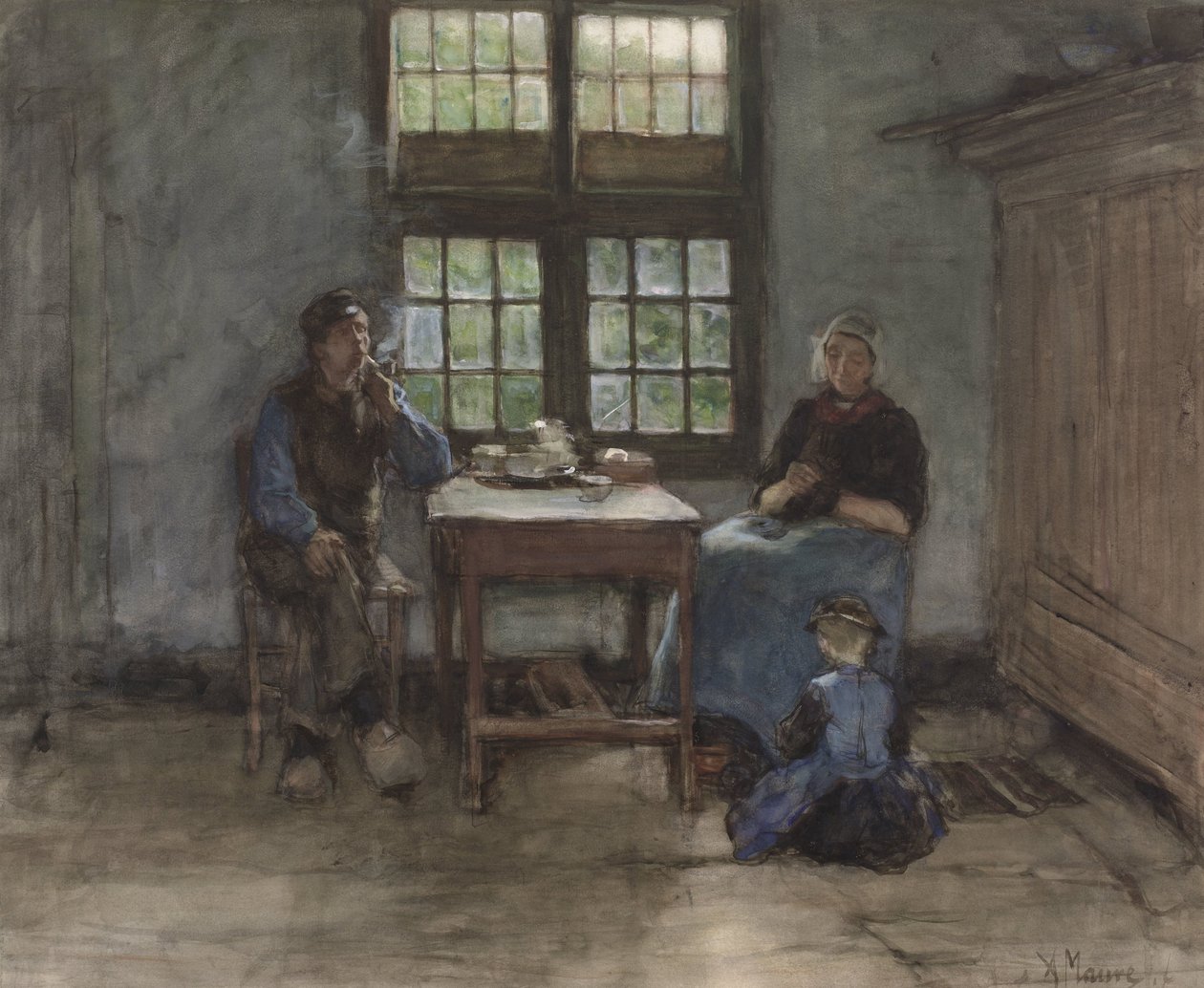 Larens kapalı by Anton Mauve