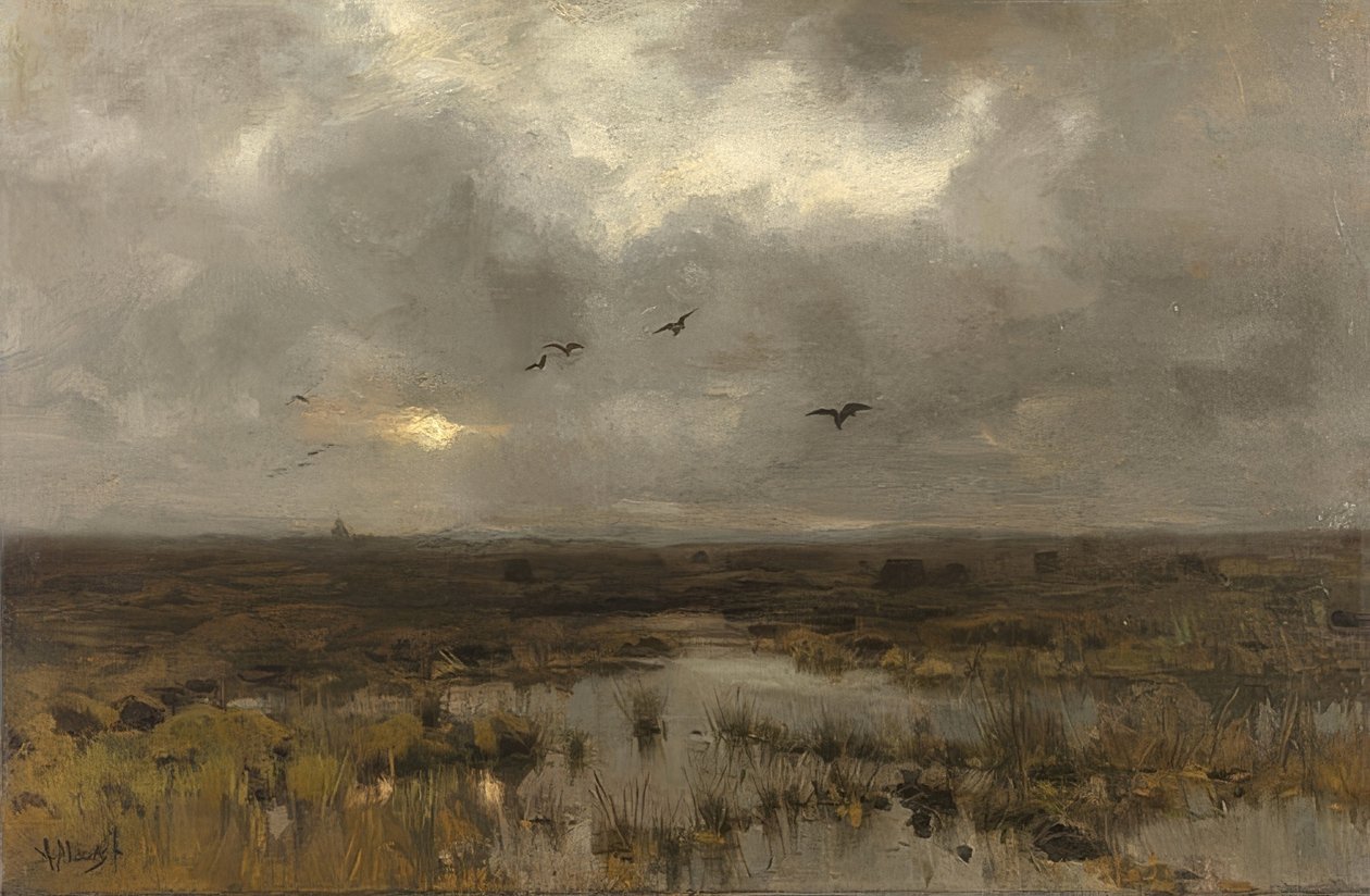 Mart. 1885-88 civarında by Anton Mauve
