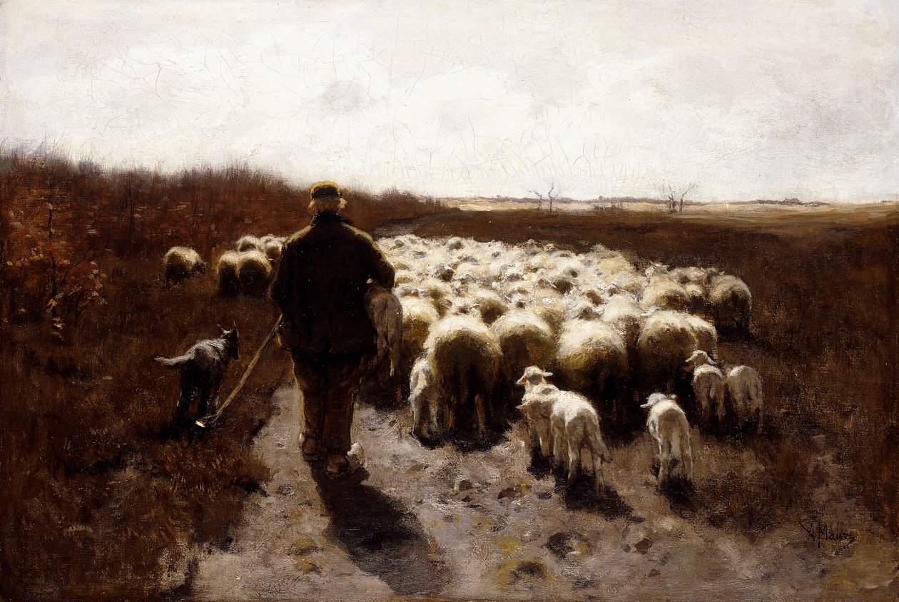 sürünün dönüşü, by Anton Mauve