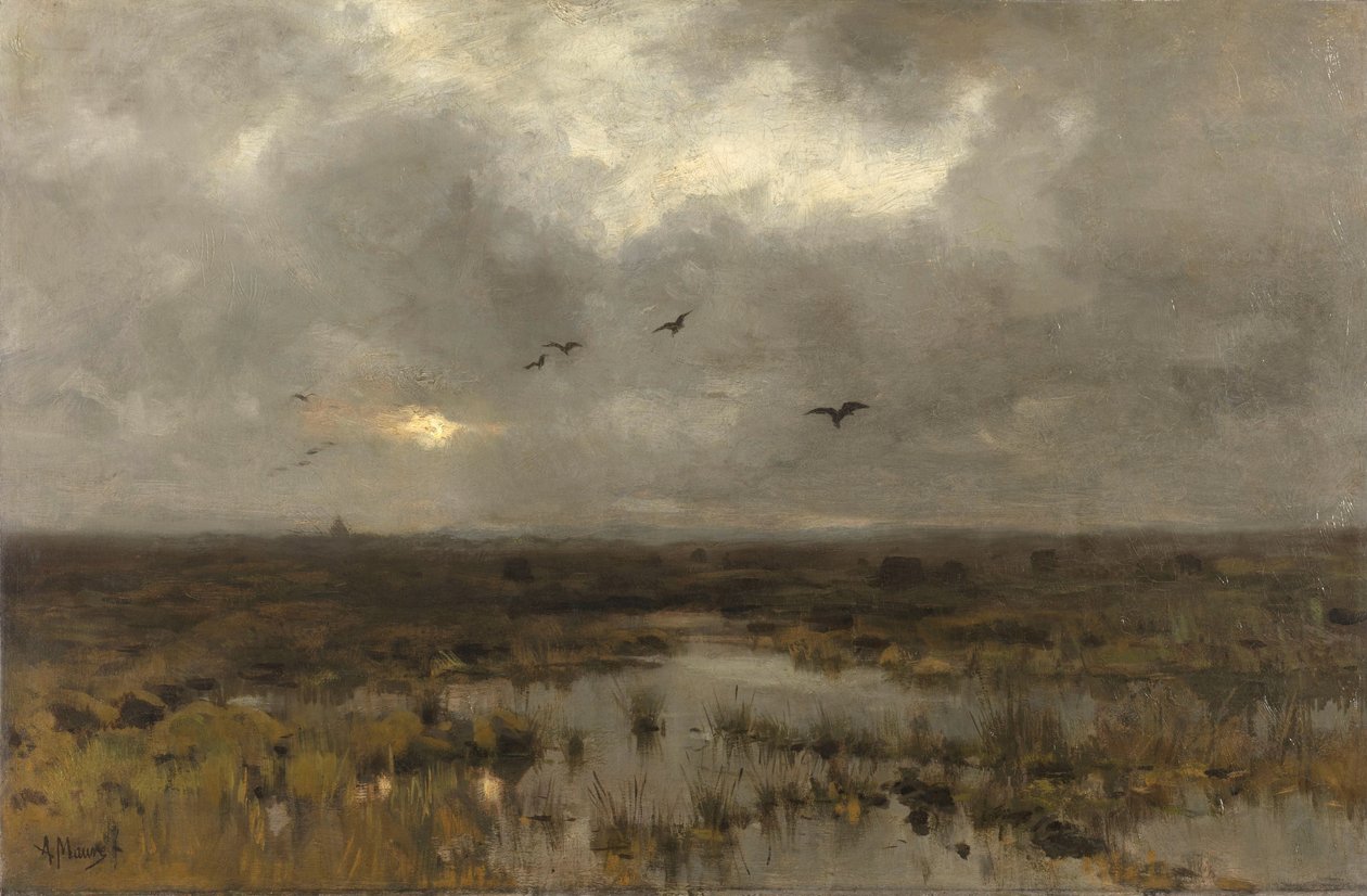 Bataklık by Anton Mauve