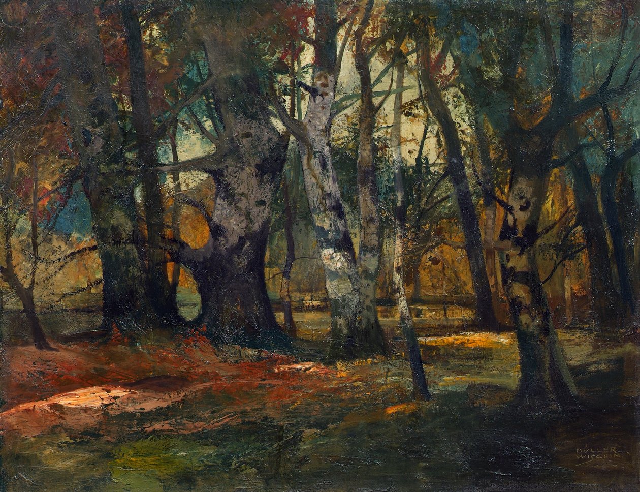 sonbahar ormanı by Anton Müller Wischin