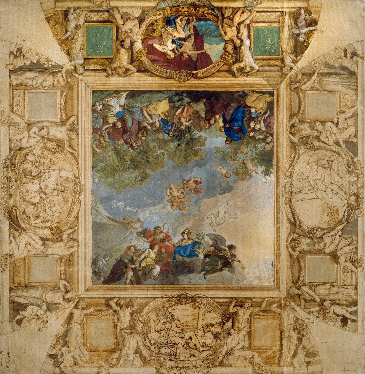 Apollo ve Athena, Mars, Venüs, Herkül ve Kibele