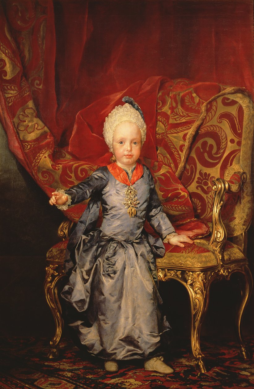 Avusturya Arşidükü Francis by Anton Raphael Mengs