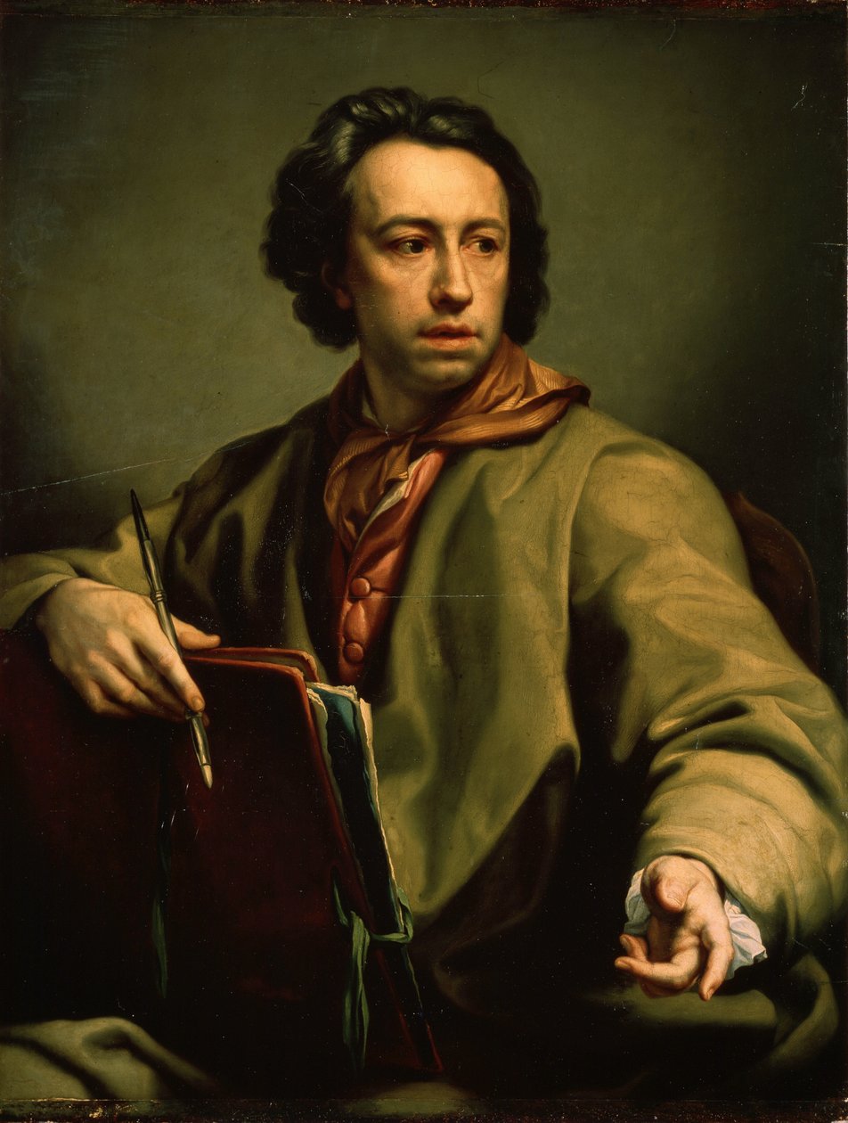 Kendi portreniz (Kendi portreniz). Anton Raphael Mengs