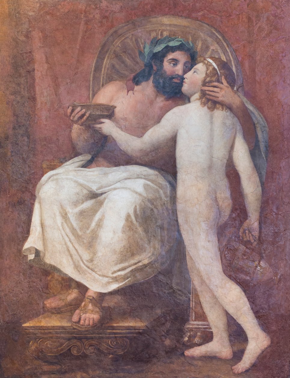Jüpiter ve Ganymede by Anton Raphael Mengs