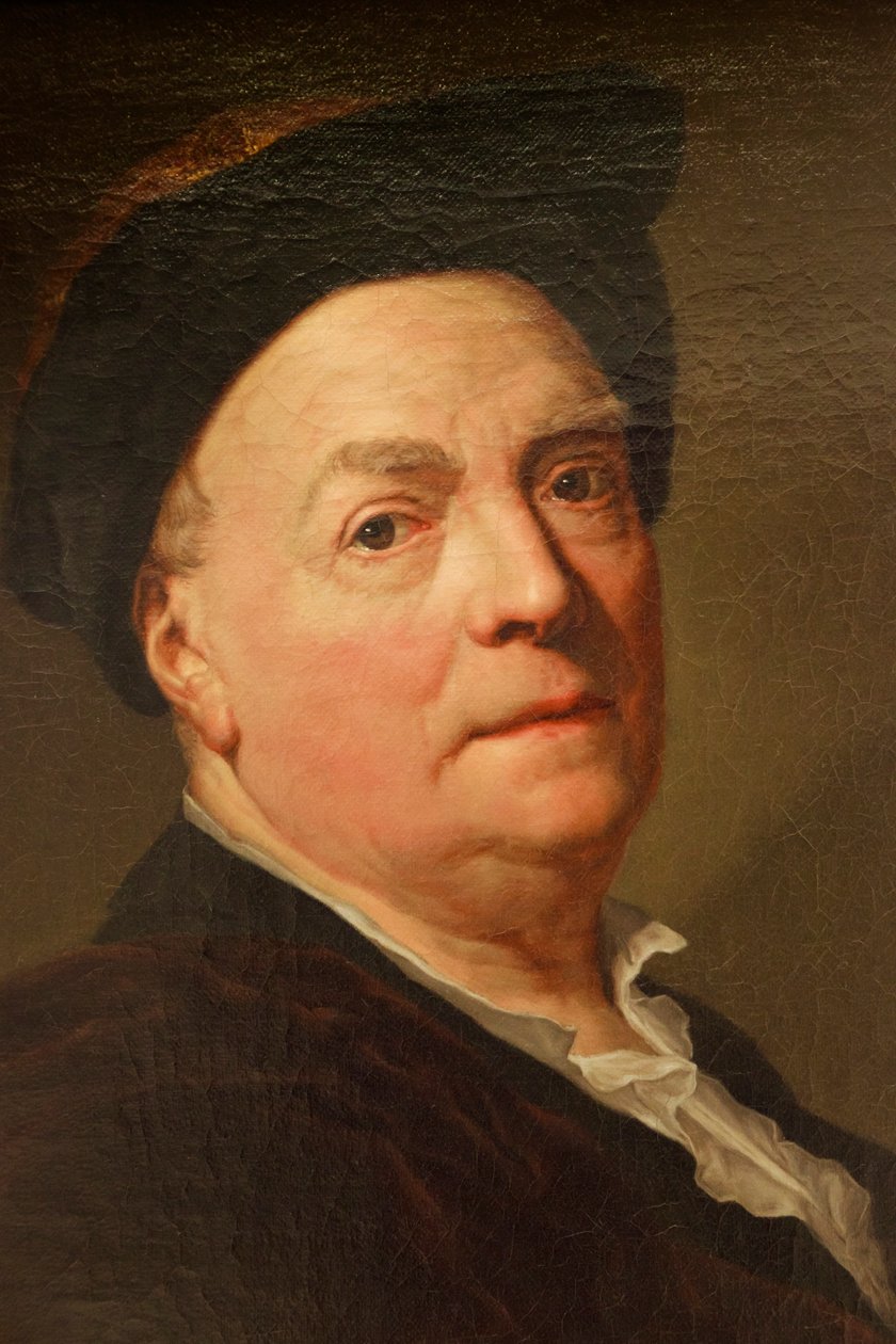 Louis de Silvestre, c.1745 (detay) by Anton Raphael Mengs