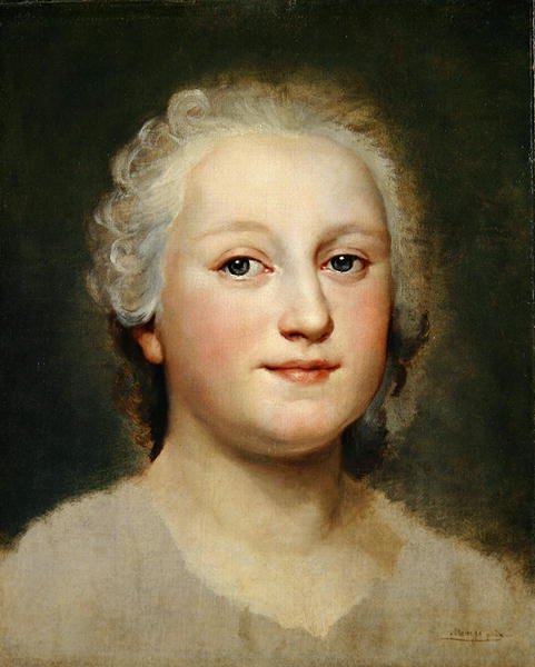 Bir Hanımefendinin Portre Çalışması (kurşun levha üzerine tuval üzerine yağlı boya) by Anton Raphael Mengs