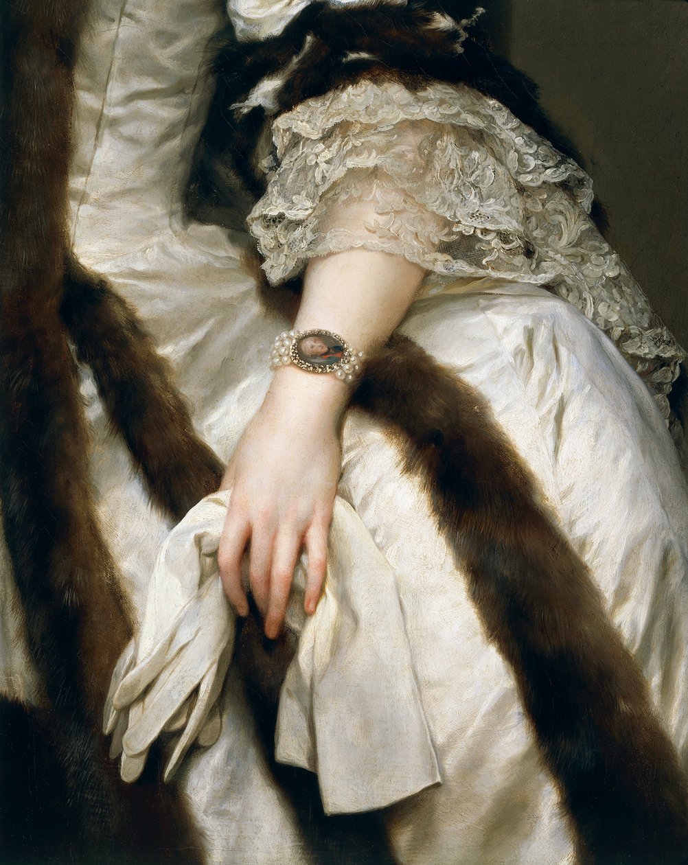 Anton Raphael Mengs tarafından Avusturya Maria Carolina, Napoli Kraliçesi portresi by Anton Raphael Mengs