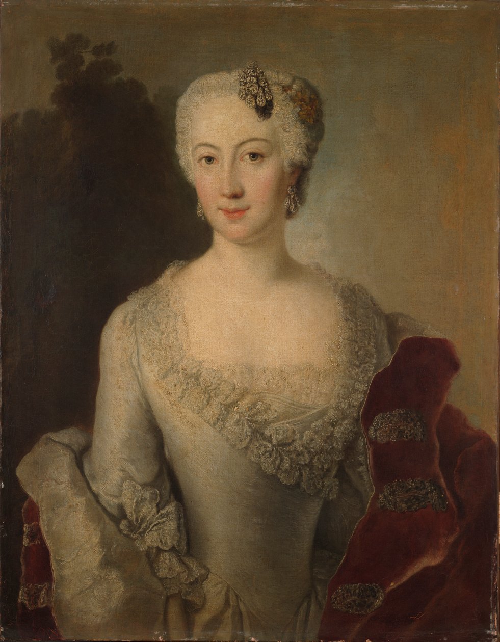 Bir Kadının Portresi by Anton Raphael Mengs