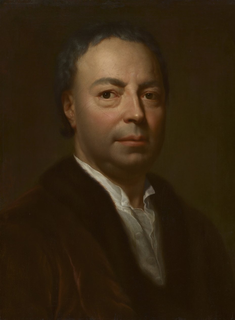 Sanatçının Babasının Portresi, Ismael Mengs, 17471748. by Anton Raphael Mengs