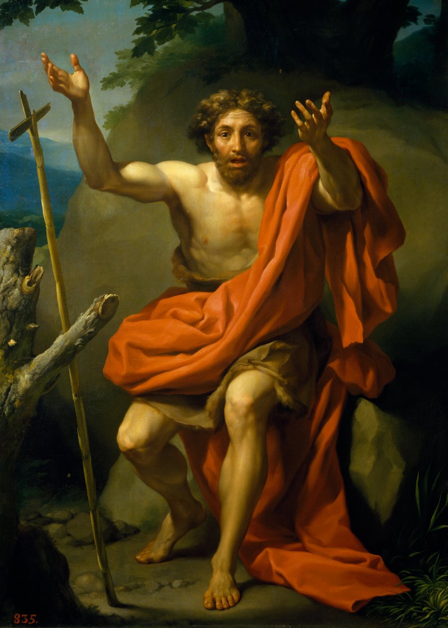 Vaftizci Yahya Vaazı, Anton Raphael Mengs by Anton Raphael Mengs