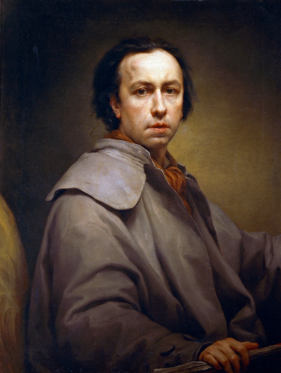 Otoportre, Anton Raphael Mengs, 1776 dolaylarında, tuval üzerine yağlı boya by Anton Raphael Mengs