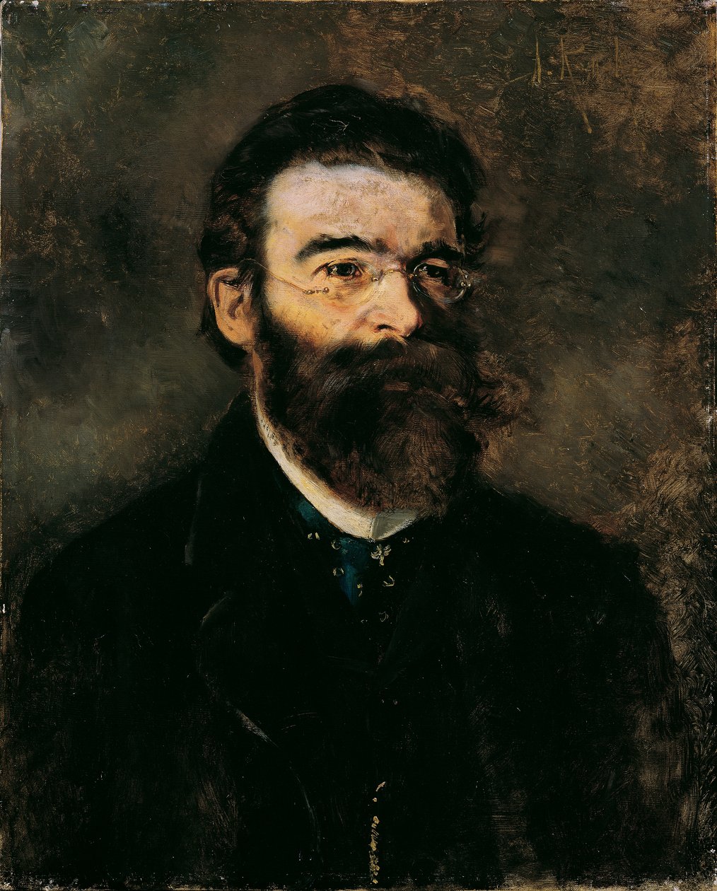Dahiliyeci Profesör Samuel Stern (?) by Anton Romako