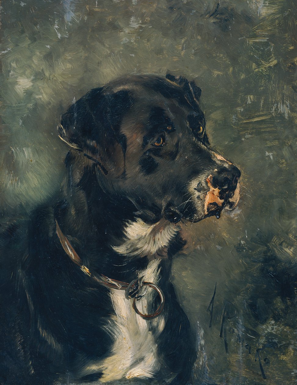 Bir kasap köpeği başkanı by Anton Romako