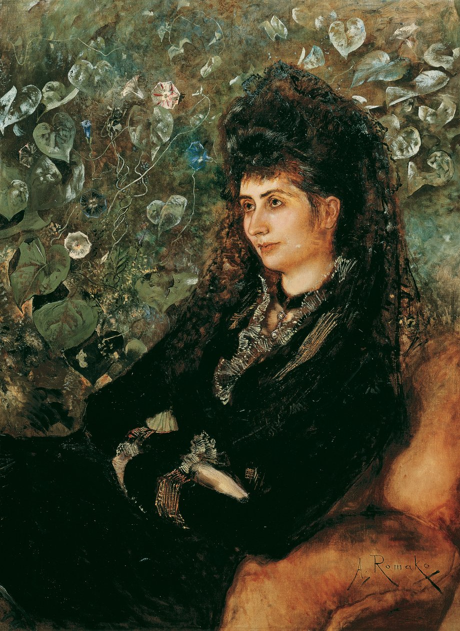 Mathilde Stern, kızlık soyadı Porges by Anton Romako