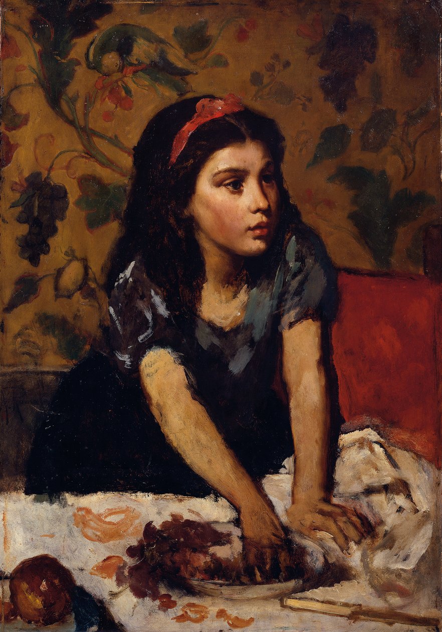 atıştırma kız by Anton Romako