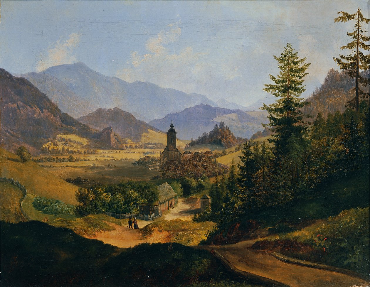 Mariazell yakınlarındaki Josephsberg by Anton Schiffer