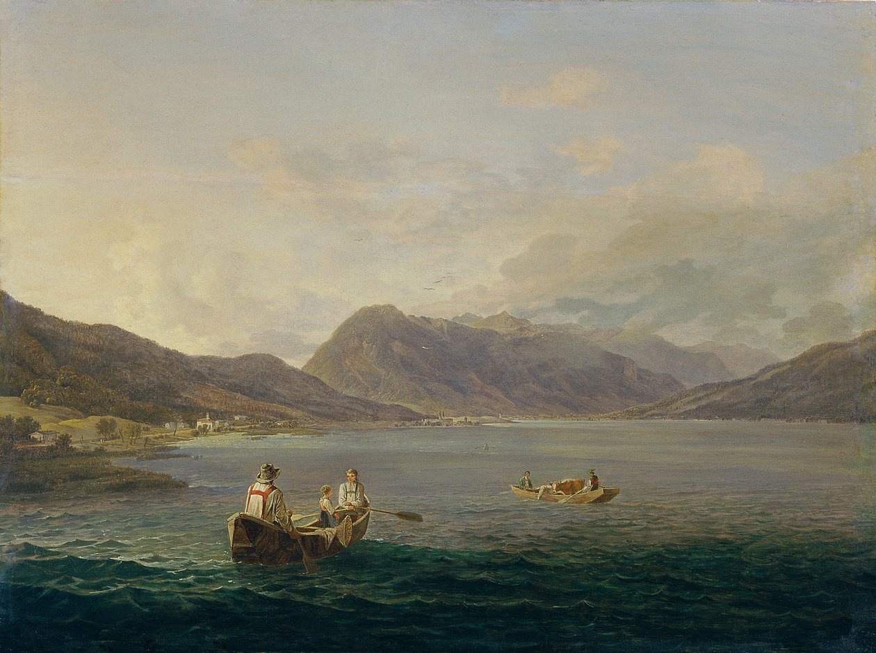 Avusturya dağ gölü by Anton Schiffer