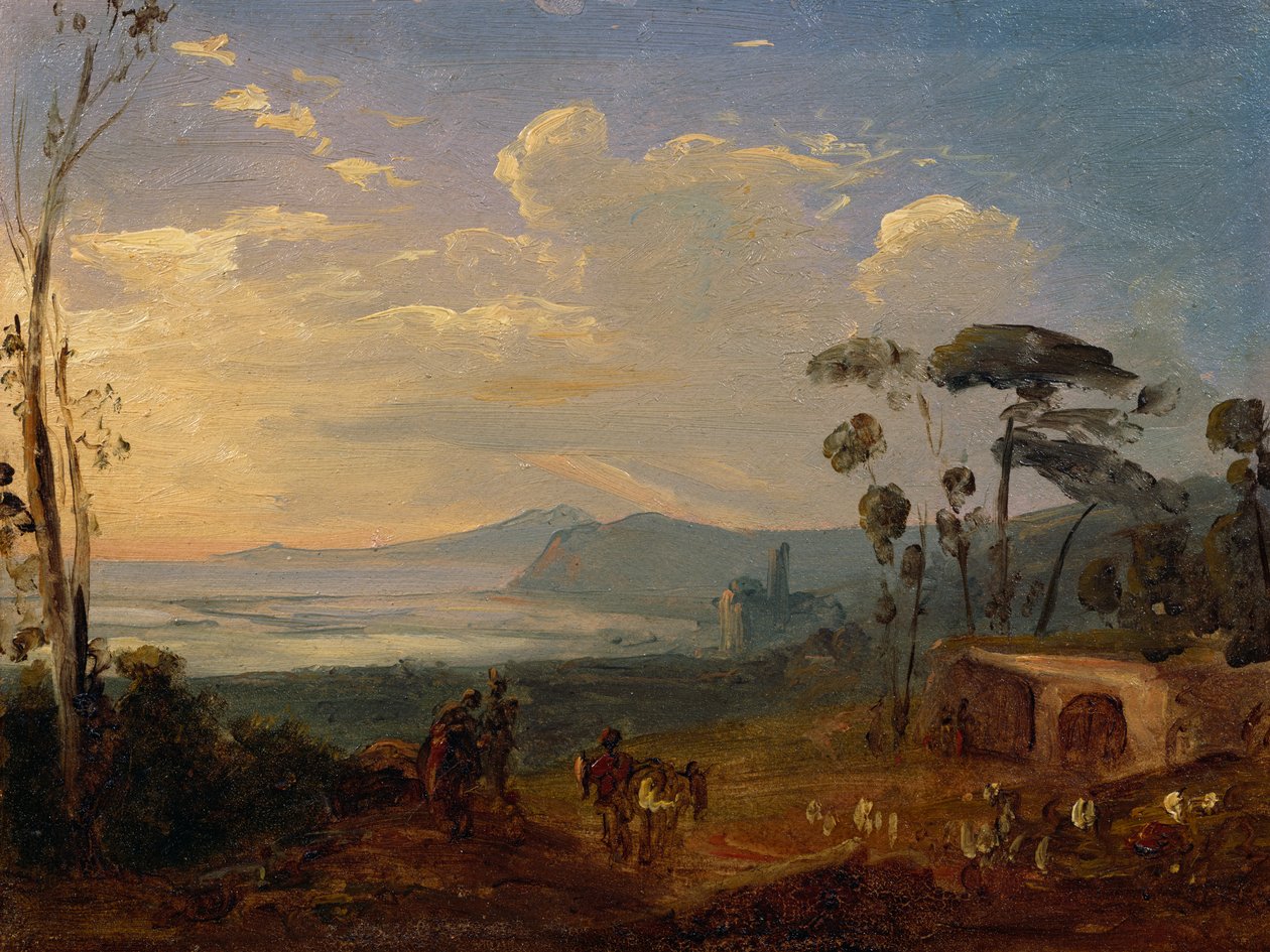 Bacoli ve Campo Miseno by Anton Sminck Pitloo