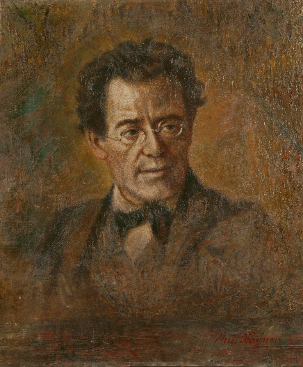 Gustav Mahler, besteci ve orkestra şefi by Anton Wagner-Henning