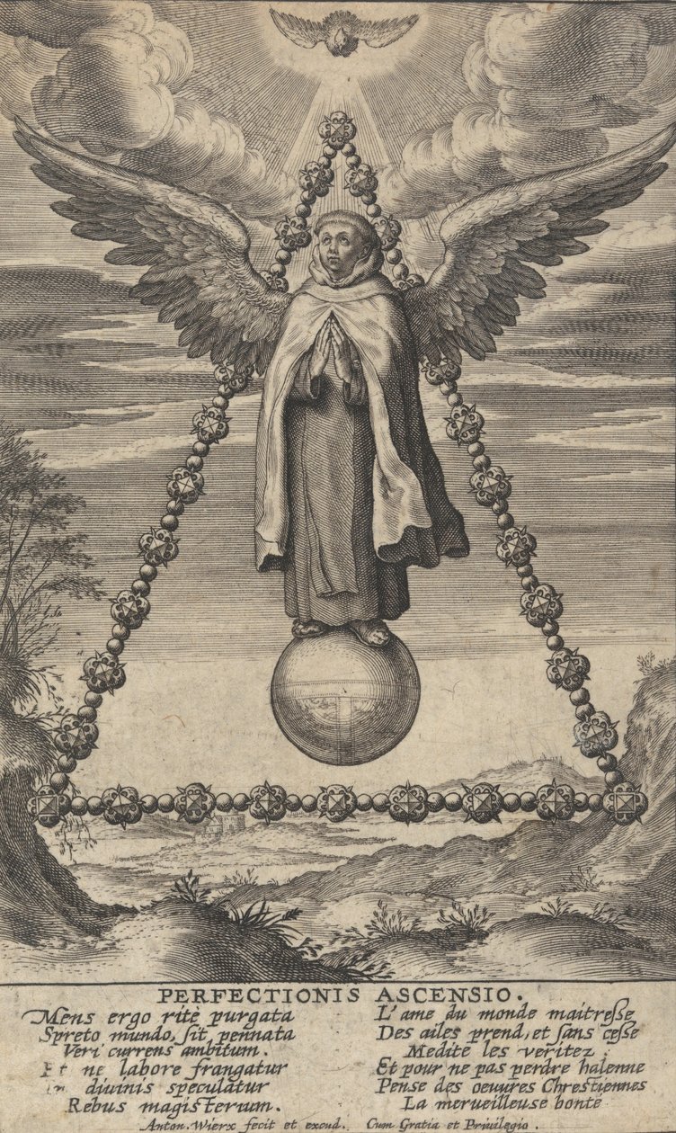 Perfectionis Ascensio, The Life of Saint John of the Cross, 1622-24. by Anton Wierix