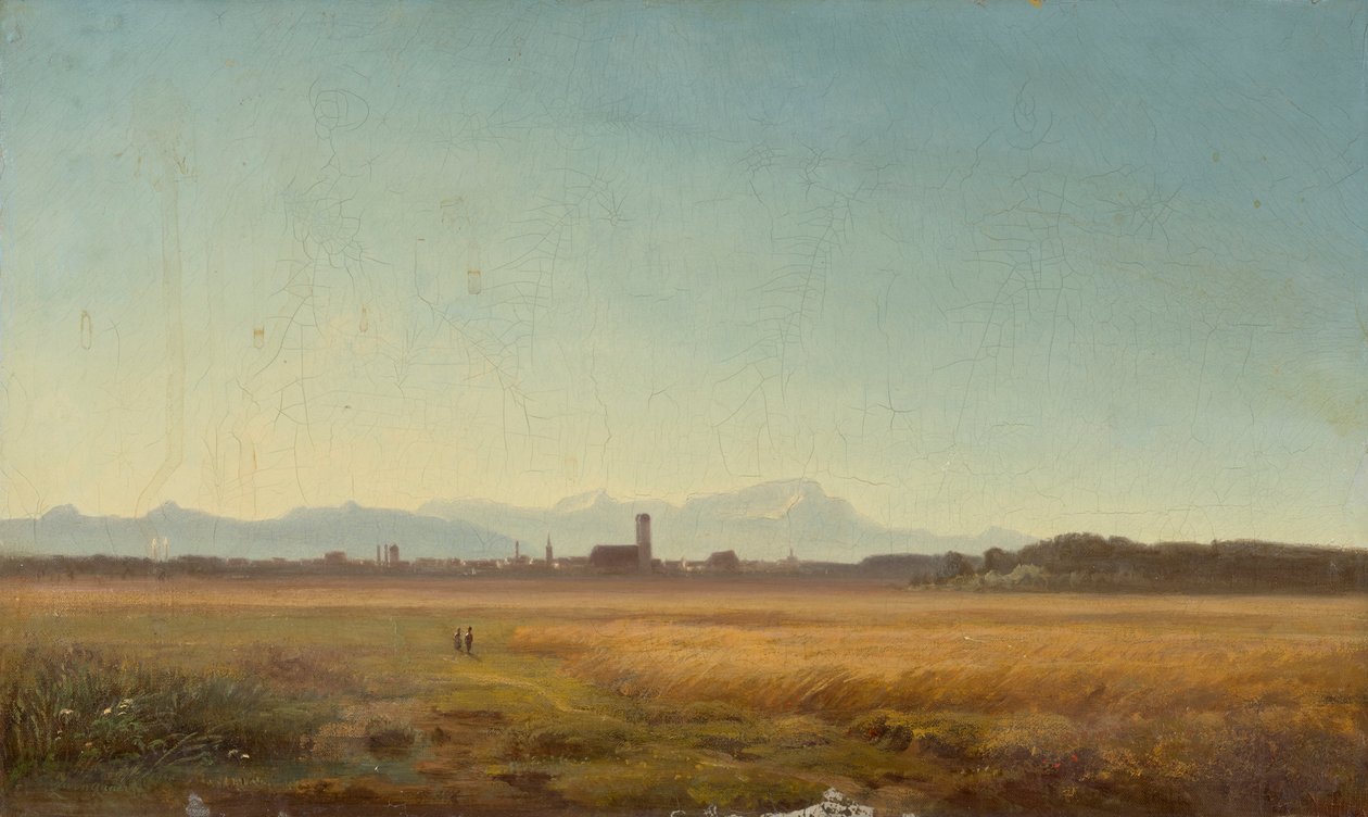 Münih manzarası by Anton Zwengauer