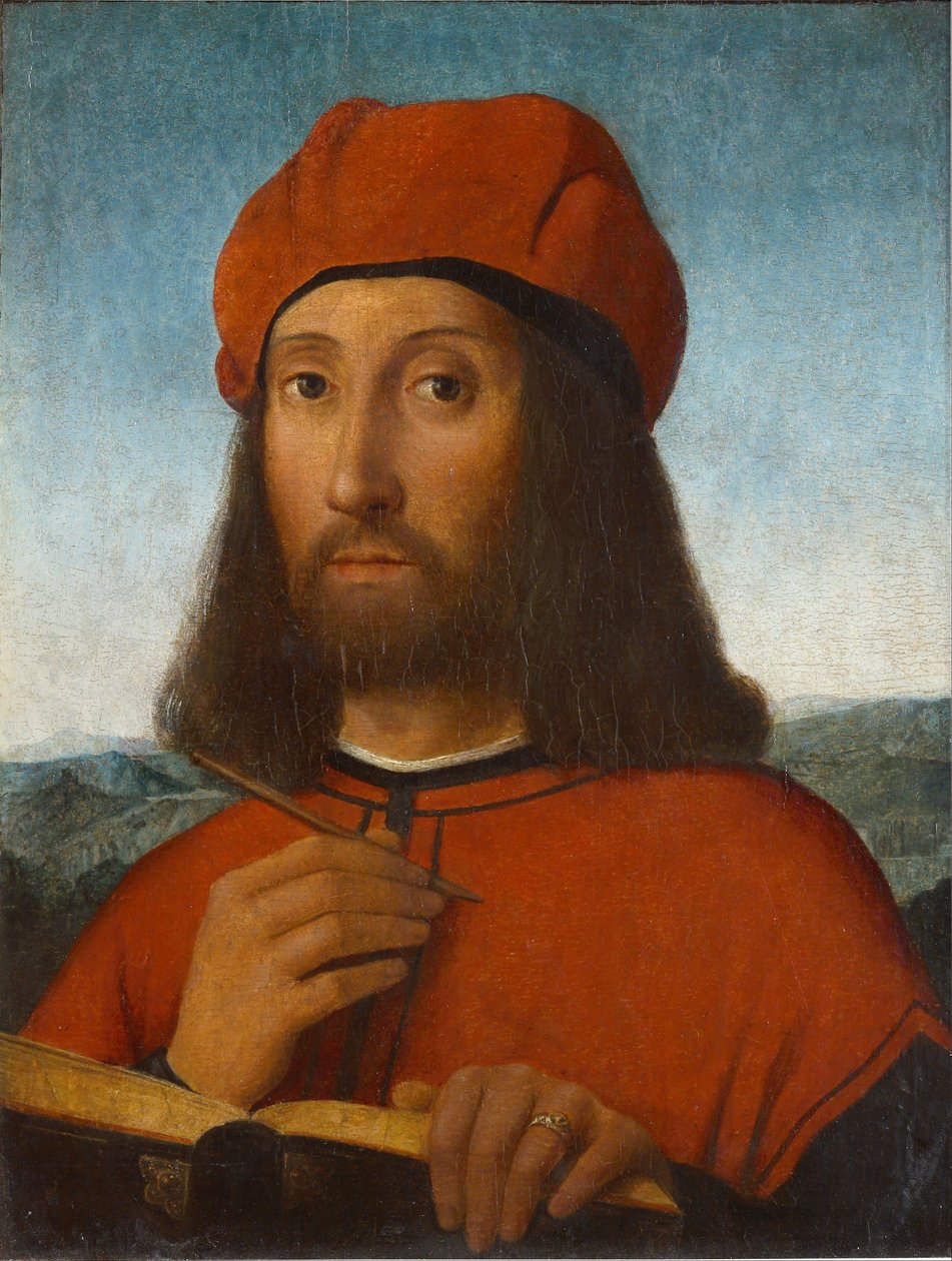 Kırmızı Bereli ve Kitaplı Bir Adamın Portresi by Antonello de Saliba