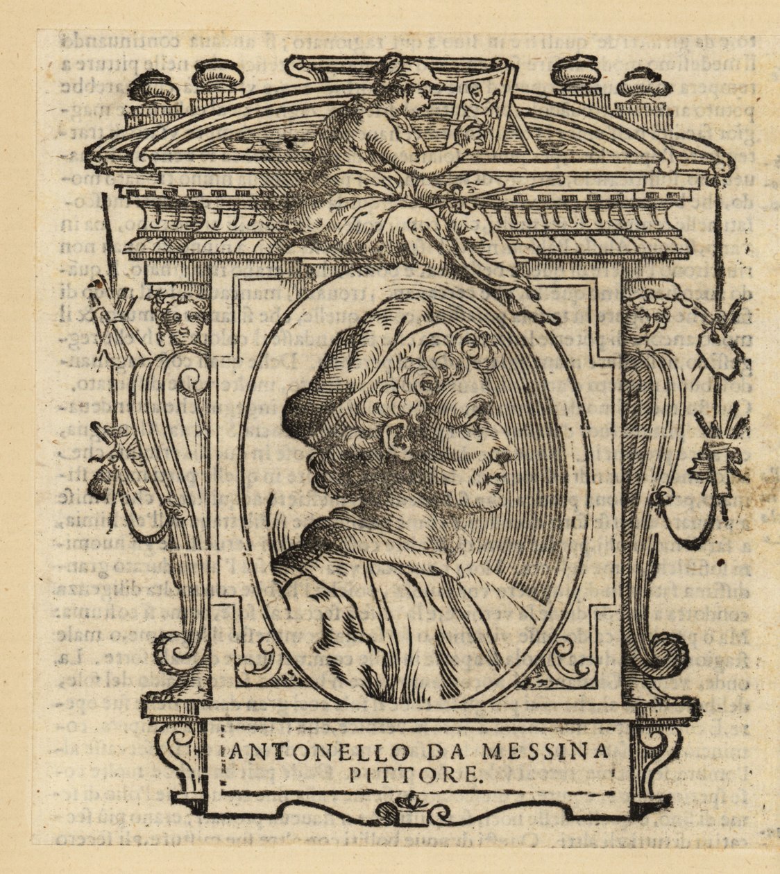 1430-1479 dolaylarında İtalyan Rönesansının Messina, Sicilya, İtalyan ressam Anthony of Messina, portresi by Antonello da (after) Messina