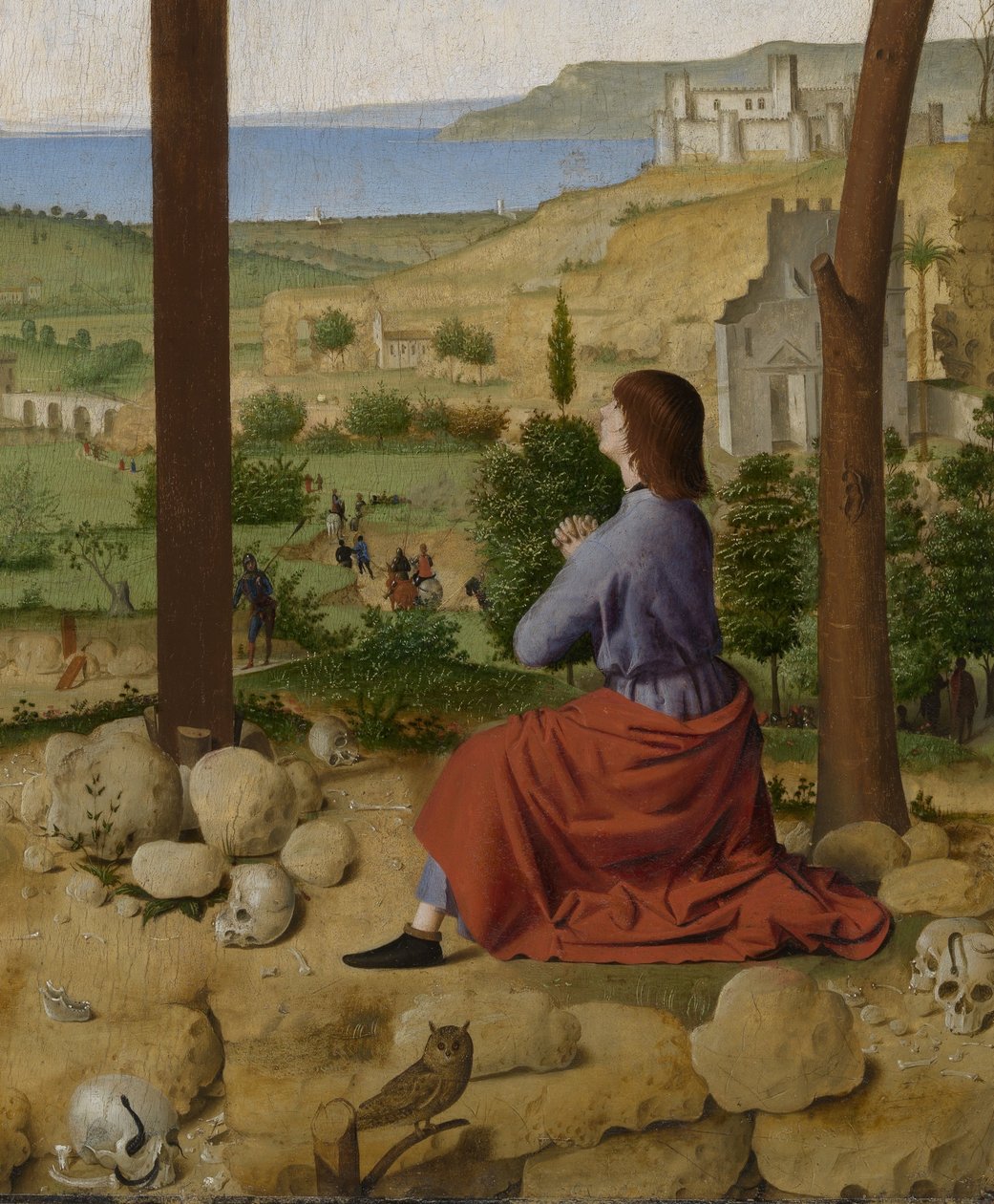 Çarmıha Gerilme, Mary ve John ile by Antonello da Messina