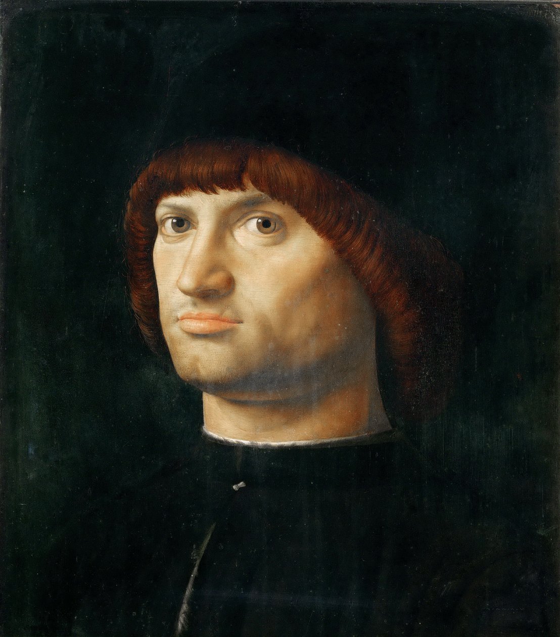 Bir Adamın Portresi by Antonello da Messina