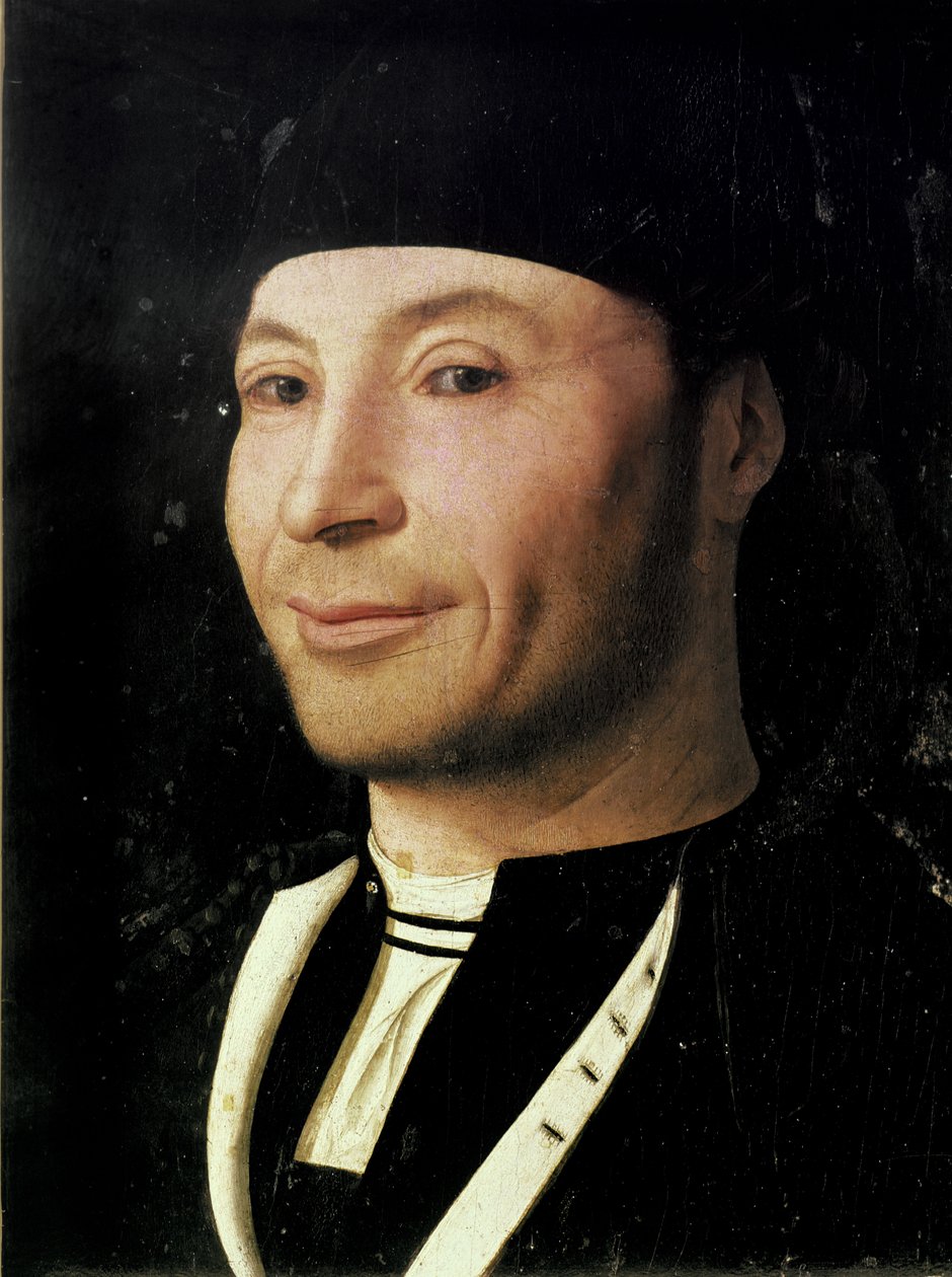 Bilinmeyen Bir Adamın Portresi by Antonello da Messina