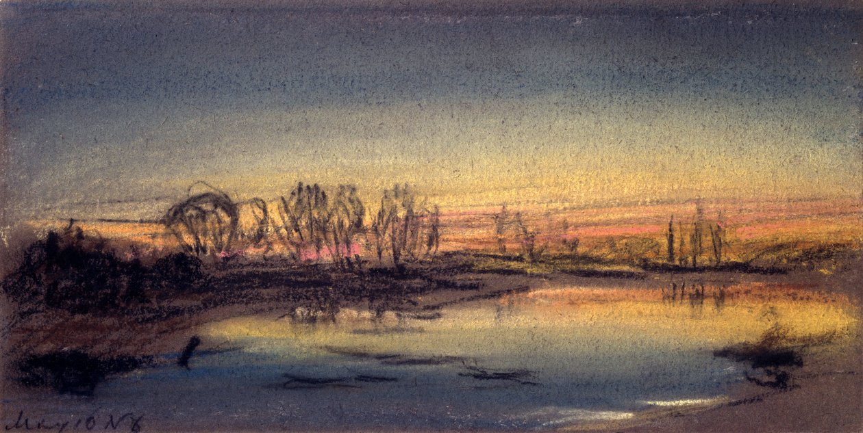 Günbatımı, Mayıs 1884 by Frederick (attr. to) Barnard