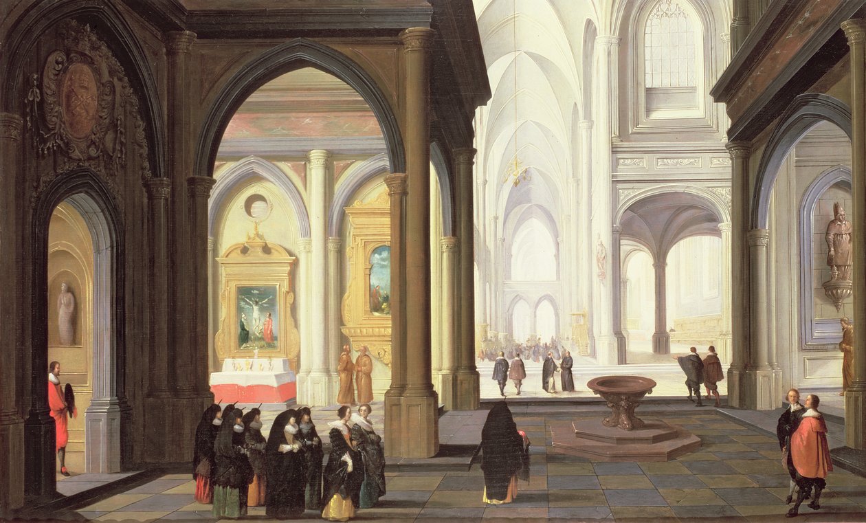 Kilise İç by Antoni van Dalen