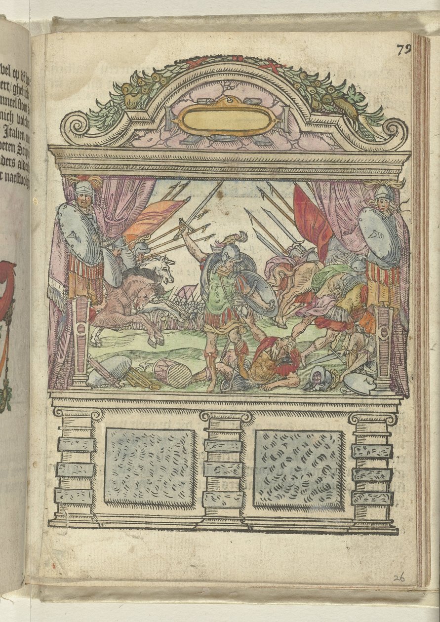 1578 Grote Markt köşesinde sahnede alegorik sahne by Antoni van Leest