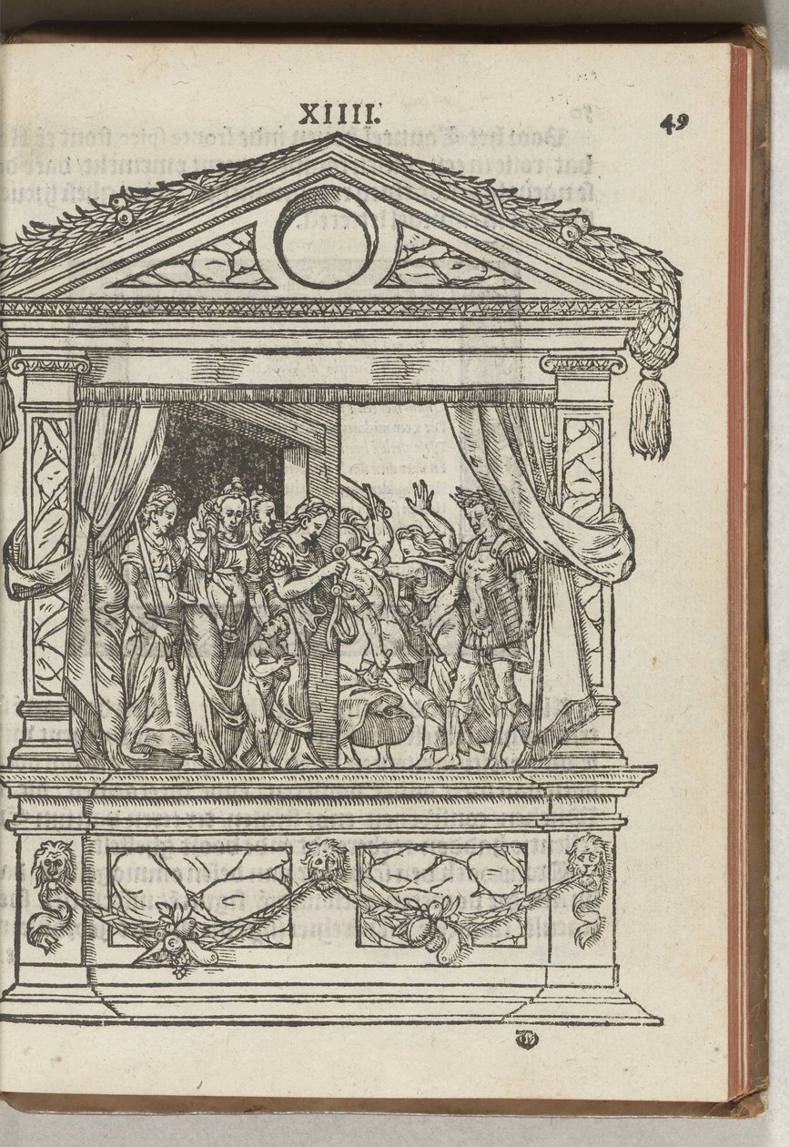 Sahneli üçüncü süslü iskele: prens erdemleri esaretten kurtarıyor, 1577 by Antoni van Leest