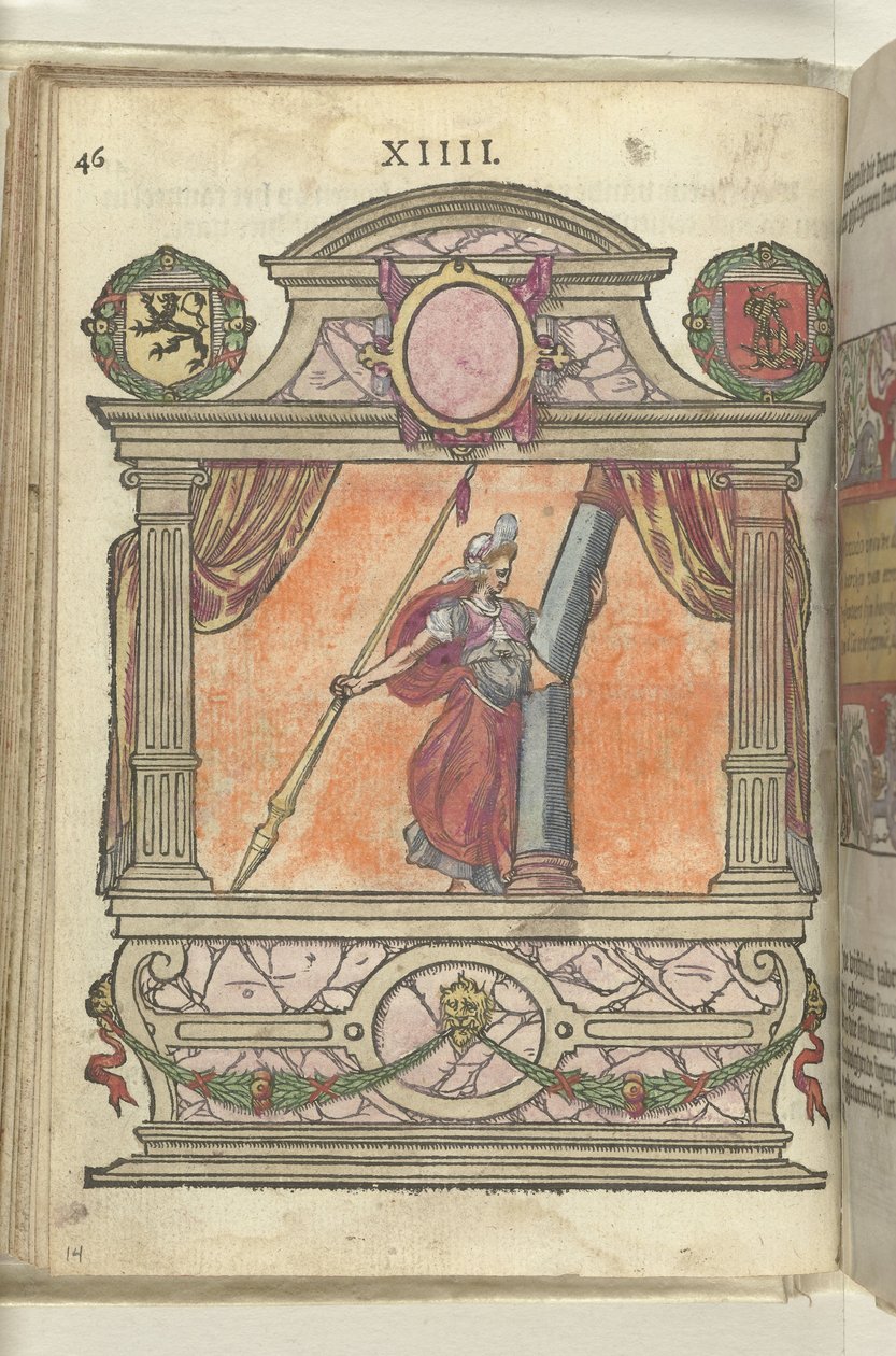 Gücün Kişileştirilmesi ile Sahne (Fortitudo), 1578 by Antoni van Leest