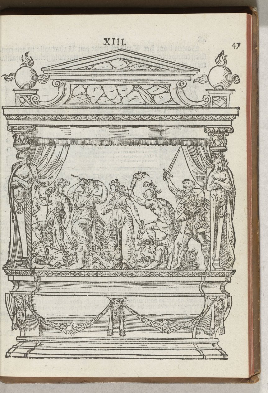 Sahne ile dekore edilmiş ikinci iskele: prens savaş ve anlaşmazlık peşinde, 1577 by Antoni van Leest